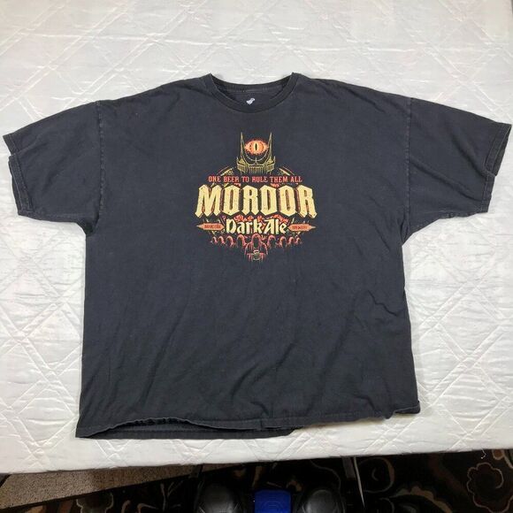 Mordor Dark‎ Ale "One Beer To Rule Them All" Gray T Shirt Size XXXL - Picture 1 of 4
